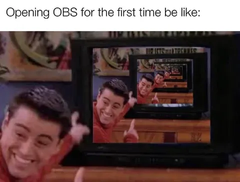 Opening OBS for the First Time