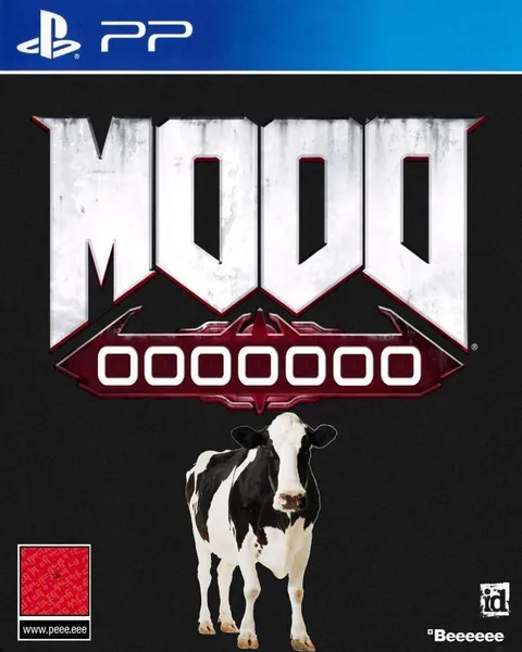 Корова в Doom на PS2