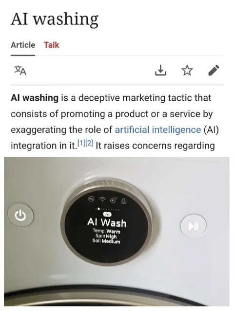 AI Washing Washing Machine