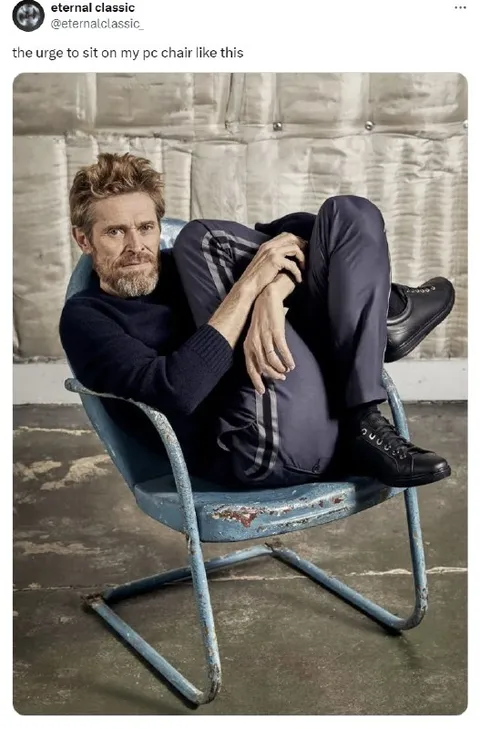 The Urge to Sit Like This