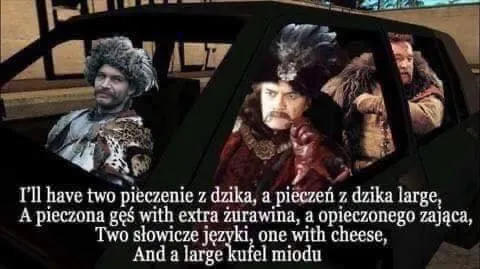 Polish Nobleman Restaurant Order