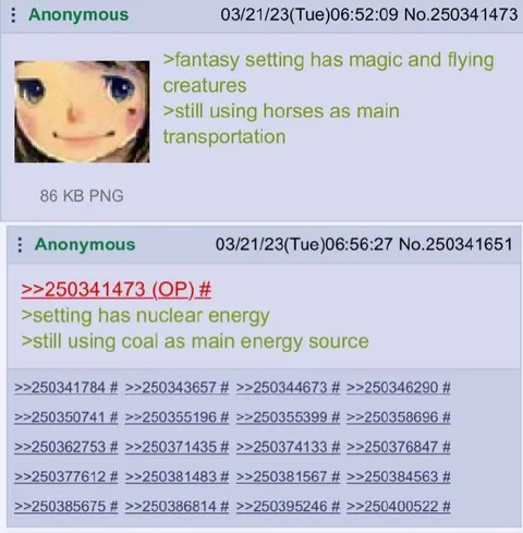 Fantasy Horses and Nuclear Coal