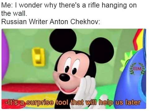 Chekhov's Rifle Surprise Tool