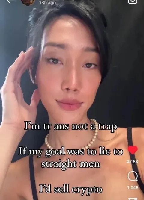 Trans Not a Trap Crypto Joke