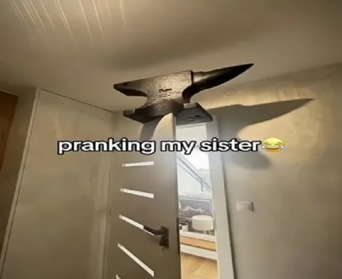 Pranking My Sister With an Anvil