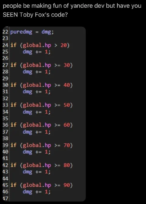 Toby Fox's Code Is Worse