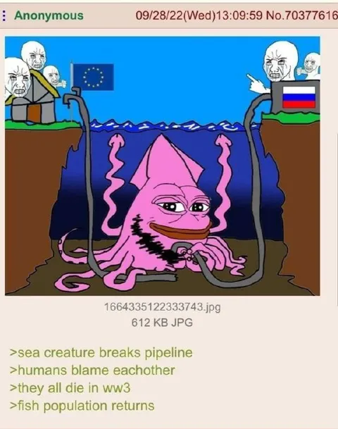Sea Creature Breaks Pipeline