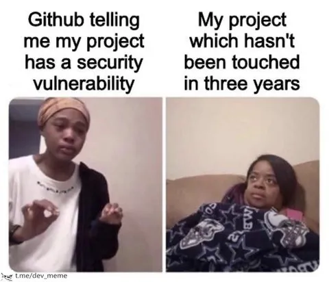 GitHub Security Vulnerability Reaction
