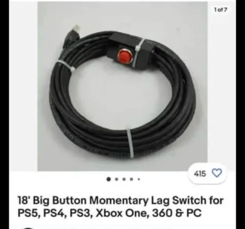 Big Button Momentary Lag Switch