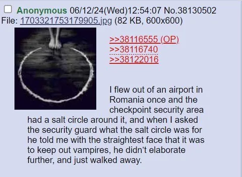 Romanian Airport Salt Circle