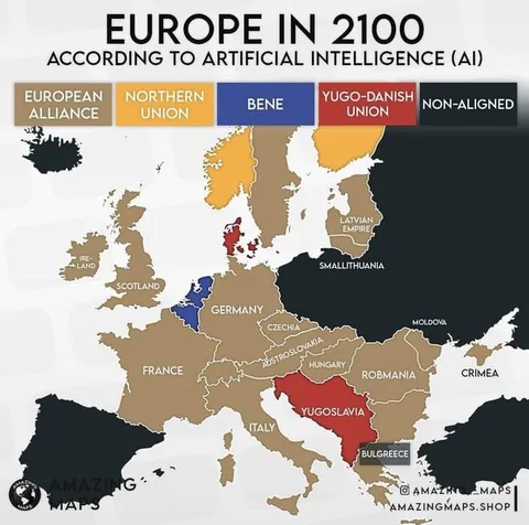 Europe in 2100 AI Map