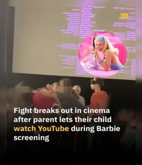 YouTube During Barbie Screening