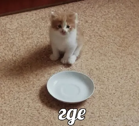 Котёнок спрашивает, где еда