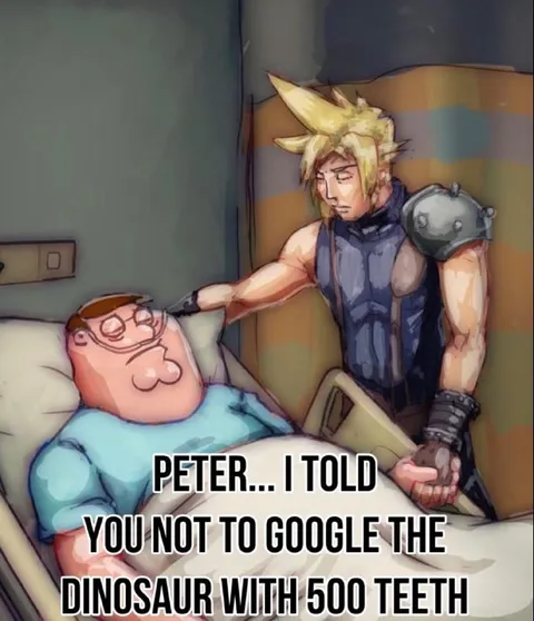 Peter Googles the 500-Toothed Dinosaur