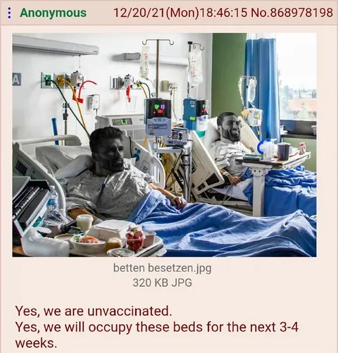 Unvaccinated Hospital Bed Occupation