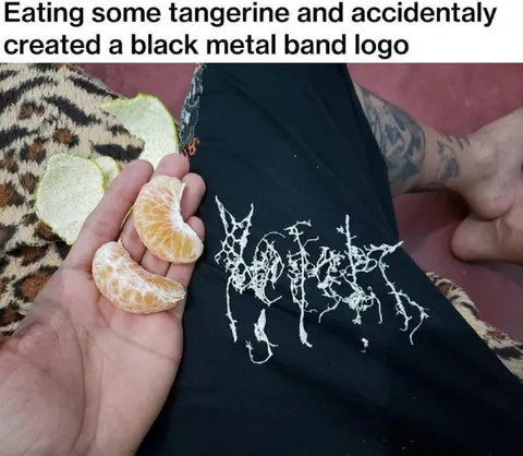 Tangerine Black Metal Logo
