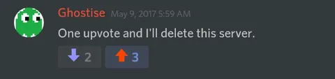One Upvote and I’ll Delete This Server