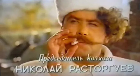 Председатель колхоза и поле