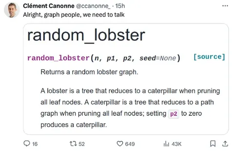 Random Lobster Graph Explanation