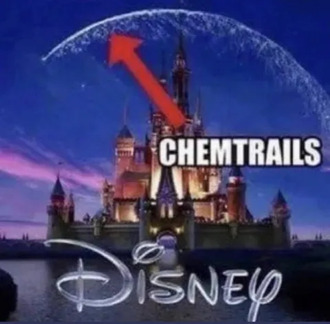 Chemtrails Over Disney Castle