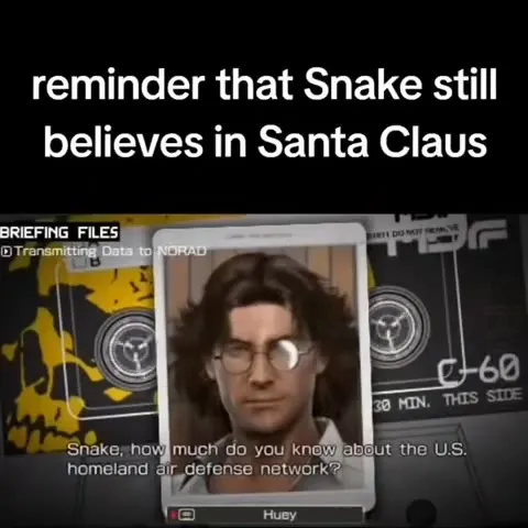 Snake Still Believes in Santa Claus