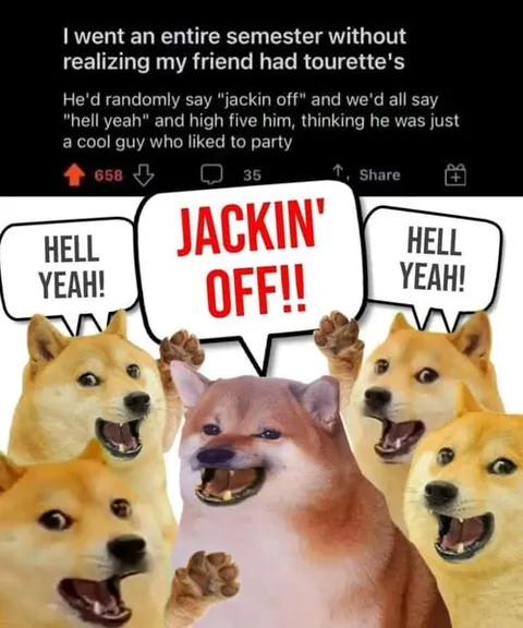 Doge Jackin' Off Celebration
