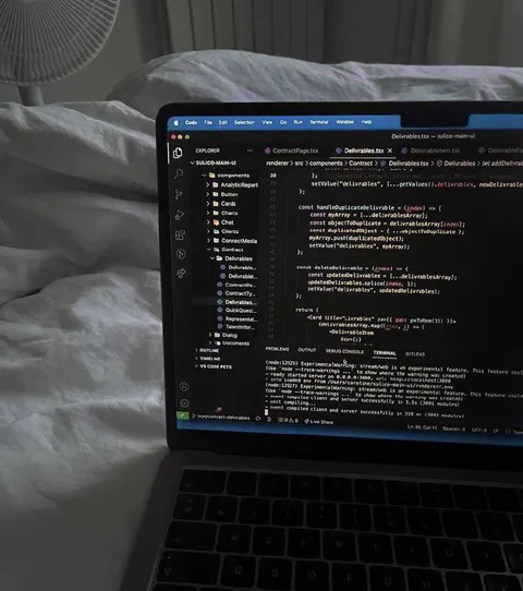 Late Night Coding Laptop