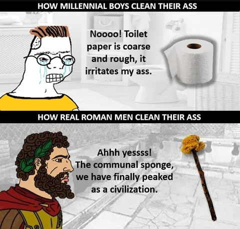 Millennial Boys vs Roman Men