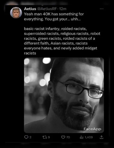 40K Has a Racist for Everything