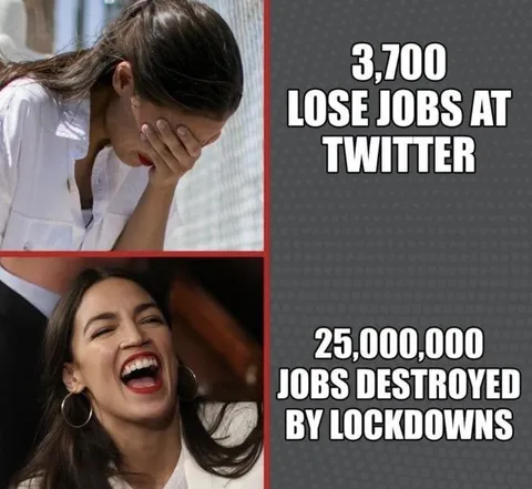 Twitter layoffs versus lockdowns