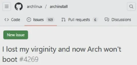 Arch Won't Boot After Virginity Loss