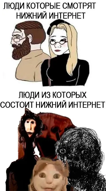 Люди из которых состоит нижний интернет
