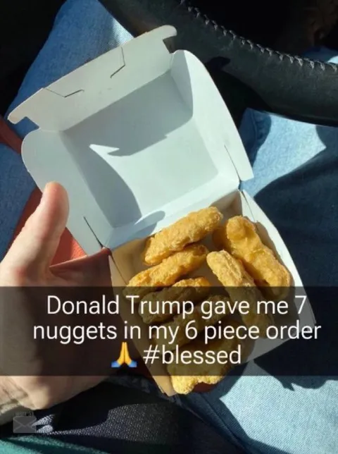Donald Trump Gave Me Seven Nuggets