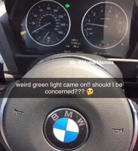 Weird Green Light Concern