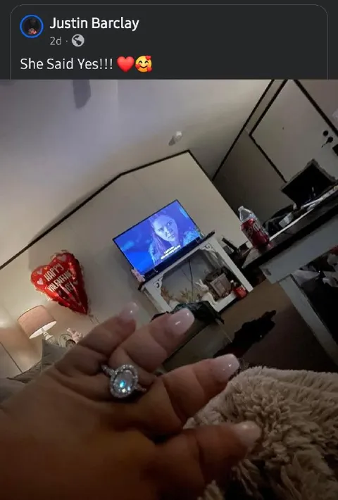 She Said Yes Valentine’s Proposal
