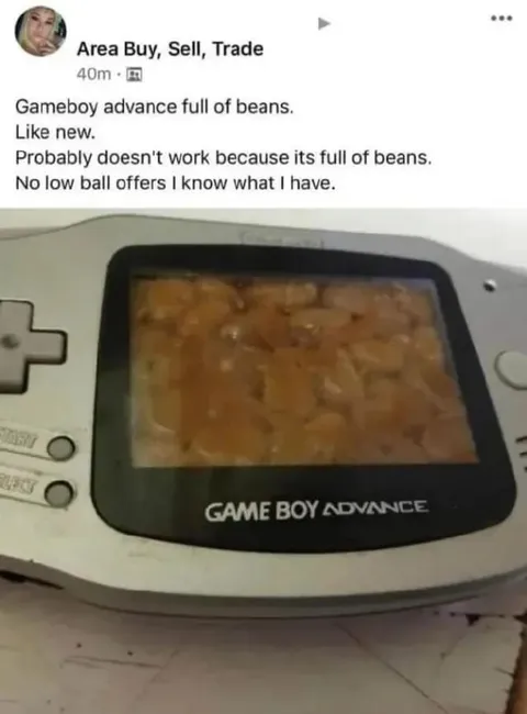Game Boy Advance Full of Beans