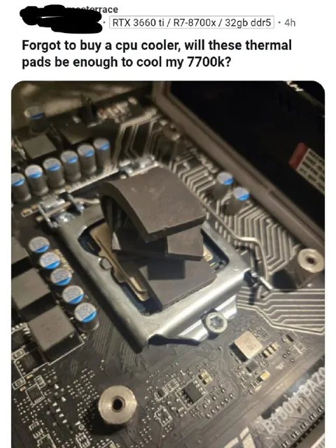 Thermal Pads as CPU Cooler