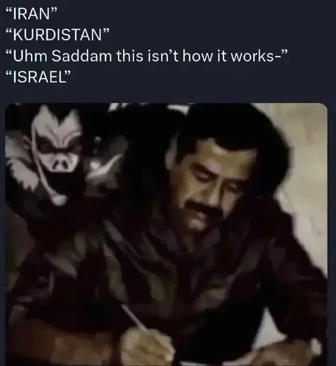 Saddam Explains Geopolitics