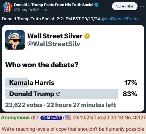 Debate Poll Copium