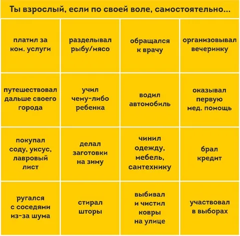 Комбо взрослой жизни