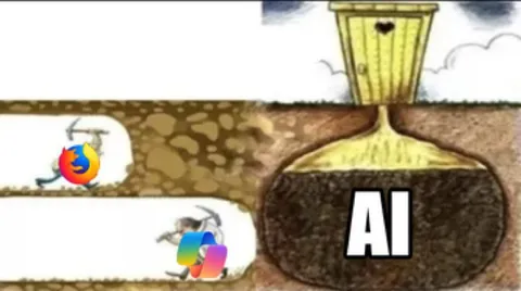 AI Buries Firefox and Microsoft