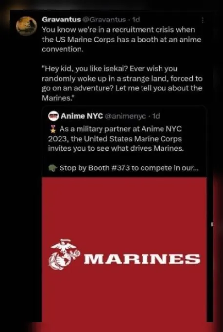 Marines at an Anime Convention