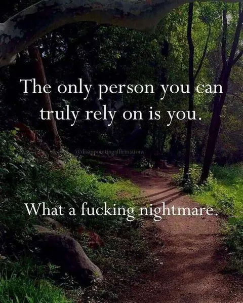 The Only Person You Can Rely On