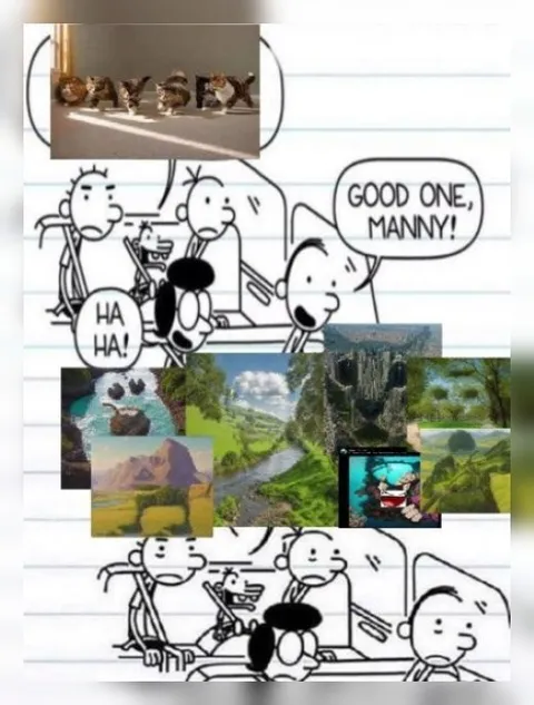 Good One, Manny Meme Collage