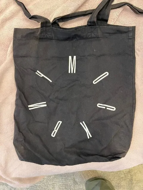 M Safety Pin Tote Bag