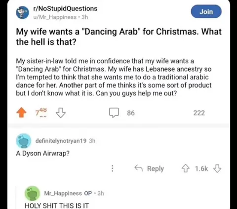 Dancing Arab Christmas Gift
