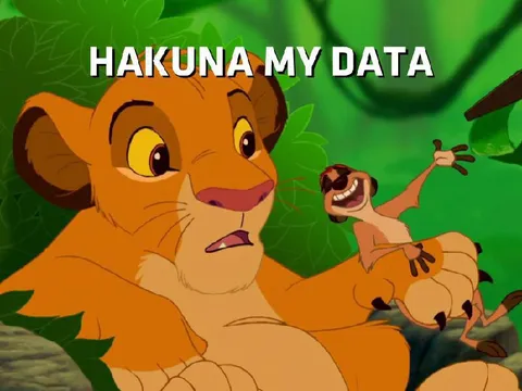 Hakuna My Data Lion King Meme