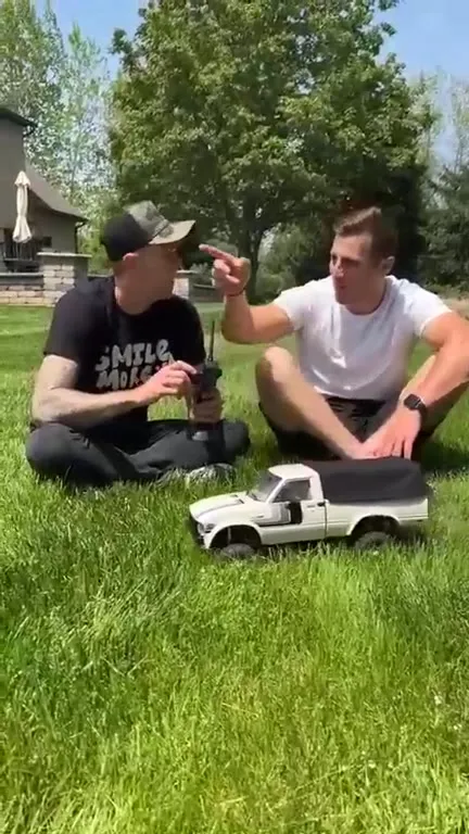 Truck Scares Soccer Players