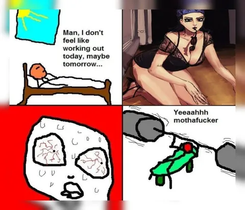 Maybe Tomorrow Workout Meme