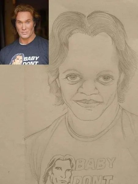 Baby Dont Portrait Drawing